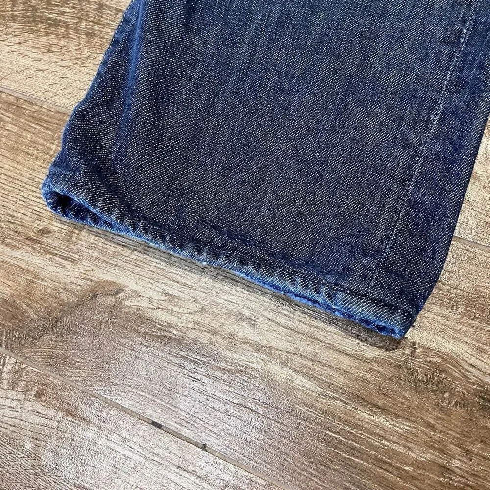 Seven For All Mankind Austyn Jeans Mens Size 36x32 Straight Leg Dark Wash